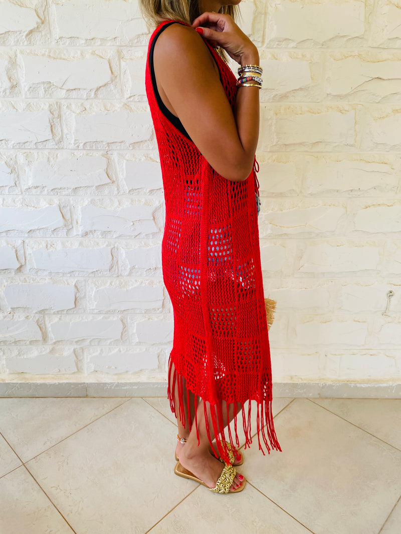 Rouge Beach Tie Vest