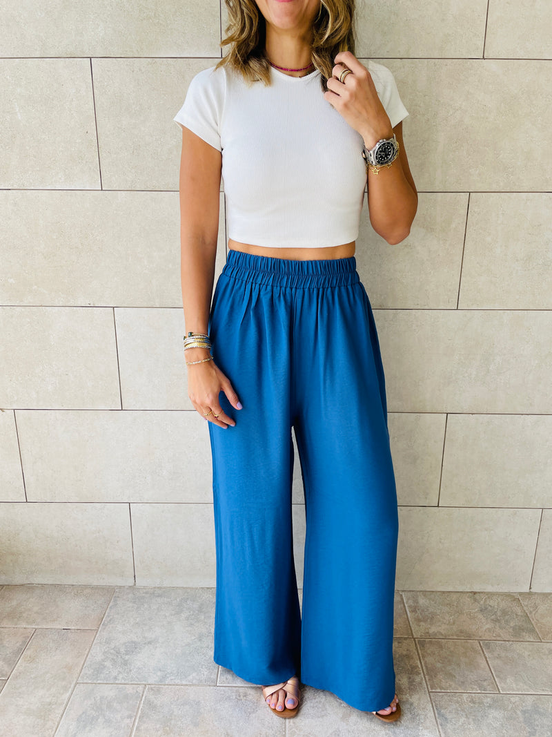 Blue Haze Flare Pants
