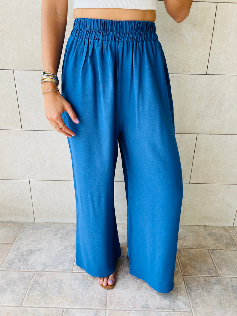 Blue Haze Flare Pants
