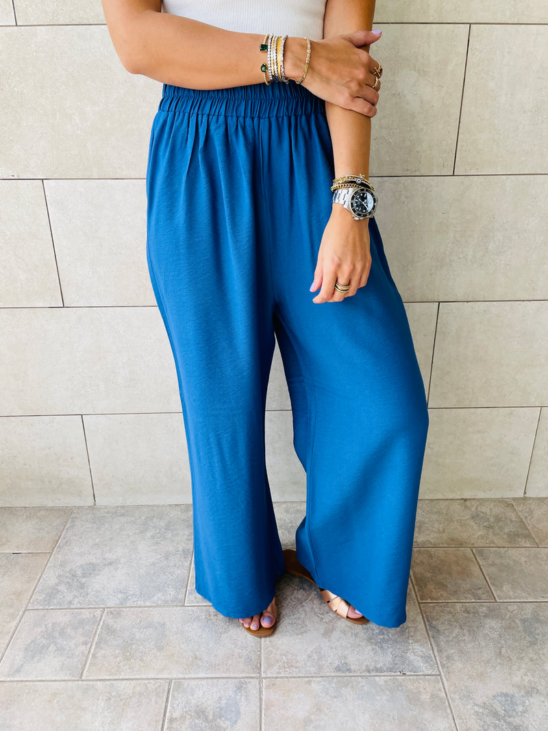 Blue Haze Flare Pants