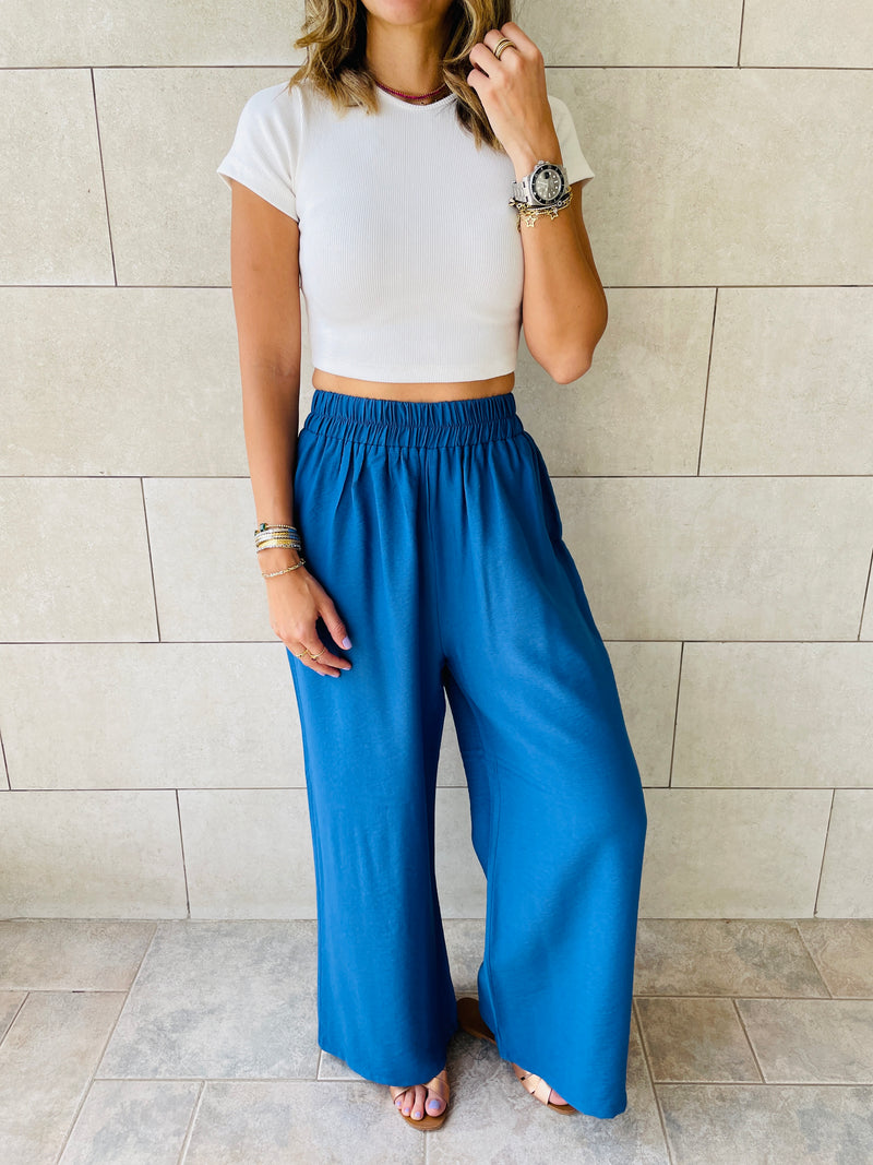 Blue Haze Flare Pants