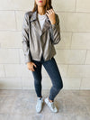 Bronze Leather Biker Jacket