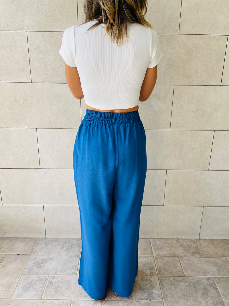 Blue Haze Flare Pants