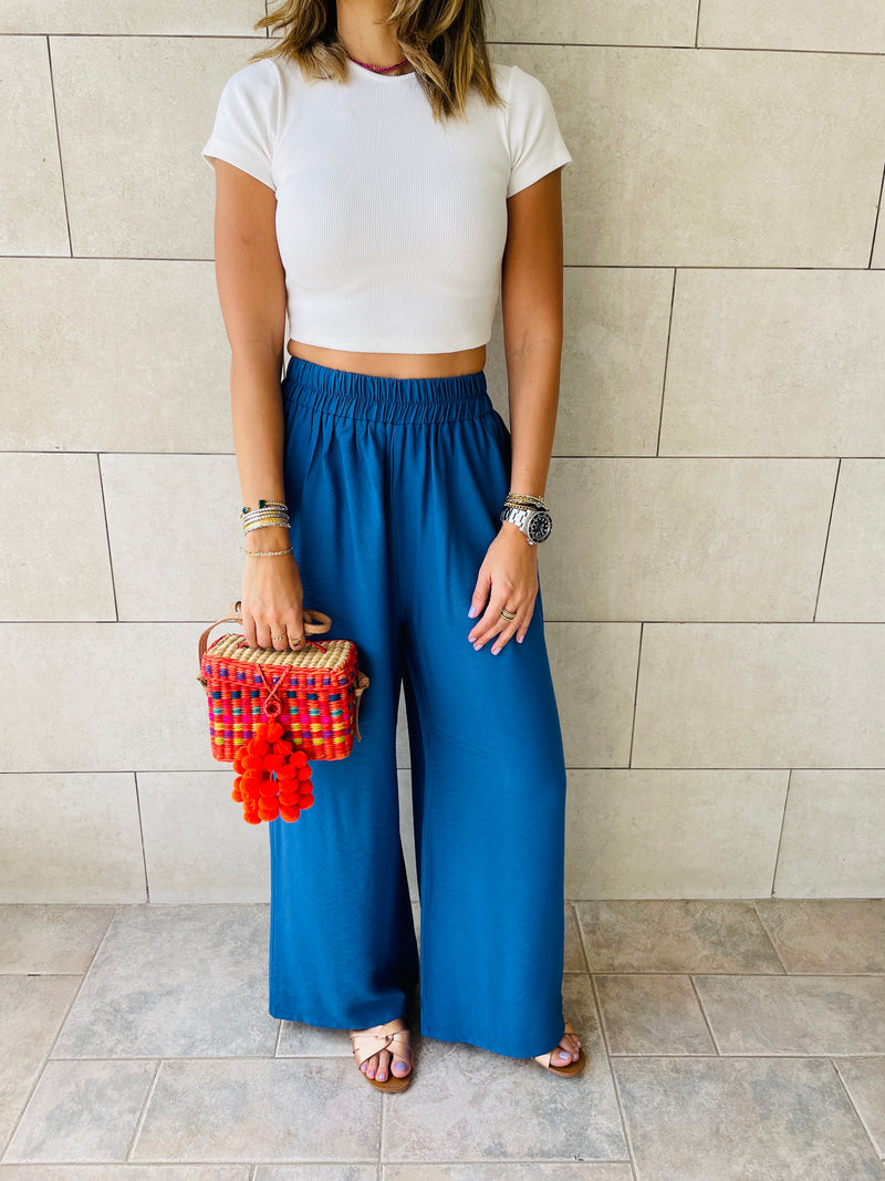 Blue Haze Flare Pants