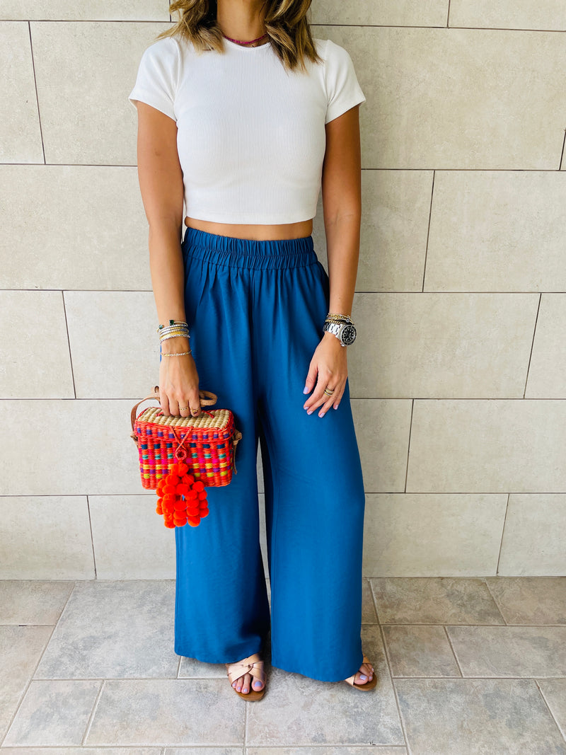 Blue Haze Flare Pants