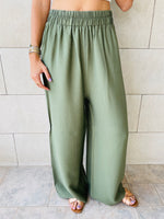 Olive Haze Flare Pants
