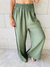 Olive Haze Flare Pants