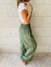 Olive Haze Flare Pants