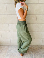 Olive Haze Flare Pants