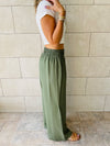 Olive Haze Flare Pants