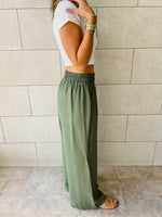 Olive Haze Flare Pants