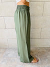 Olive Haze Flare Pants