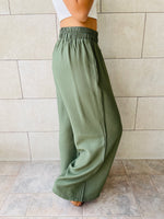 Olive Haze Flare Pants