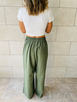 Olive Haze Flare Pants