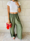 Olive Haze Flare Pants