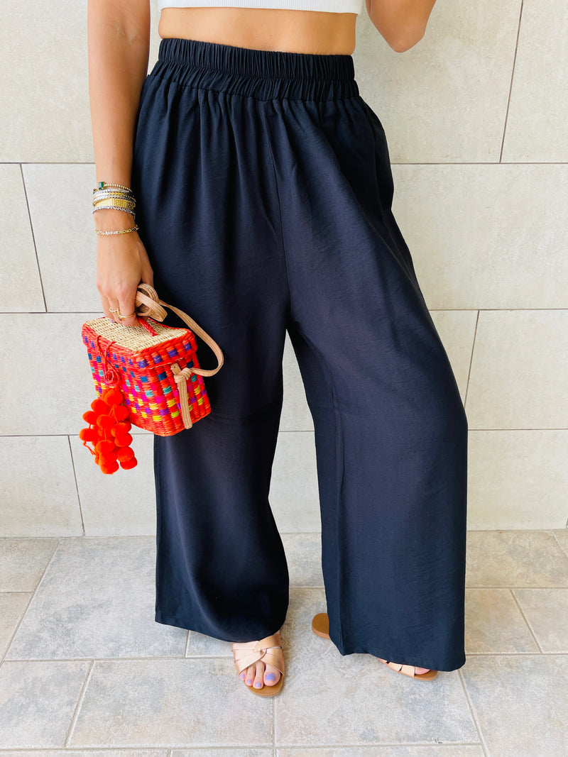 Black Haze Flare Pants