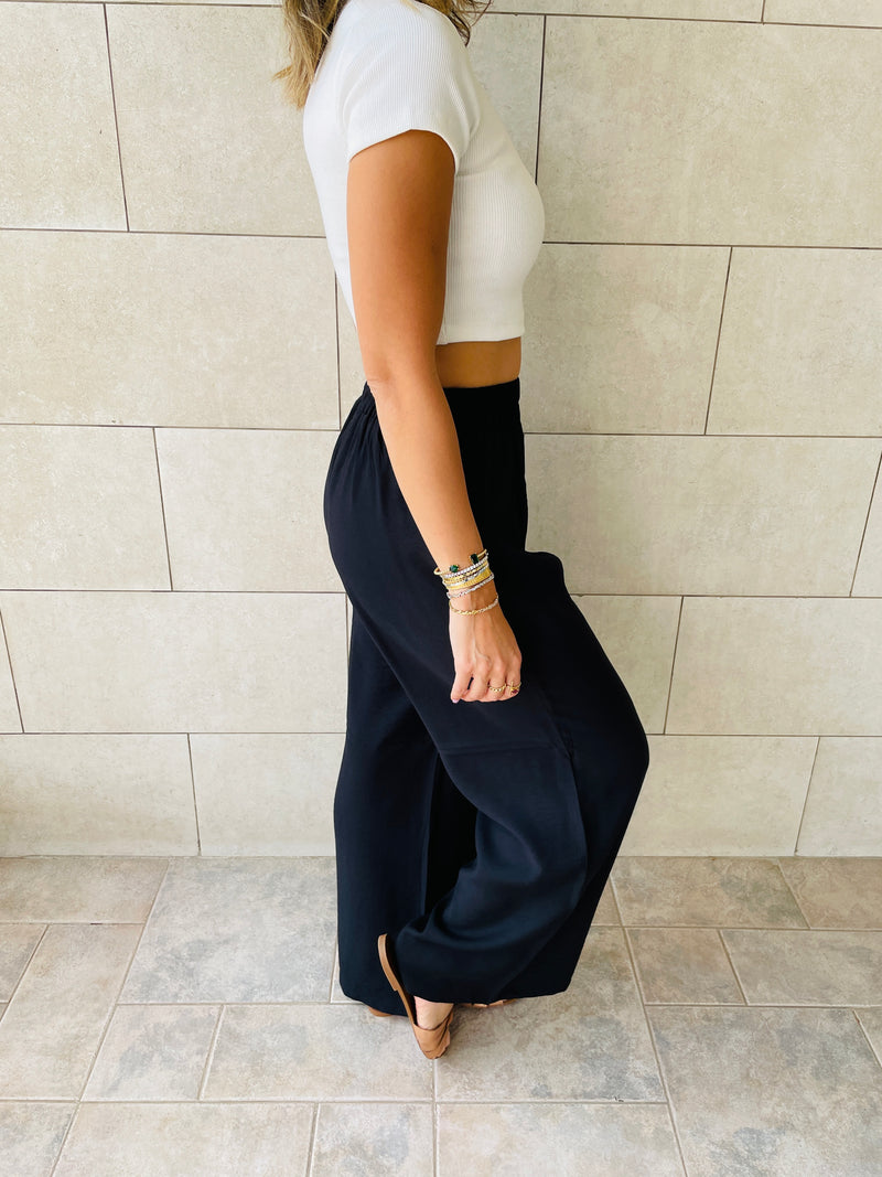 Black Haze Flare Pants