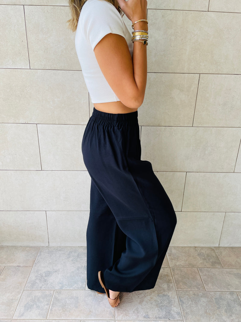 Black Haze Flare Pants