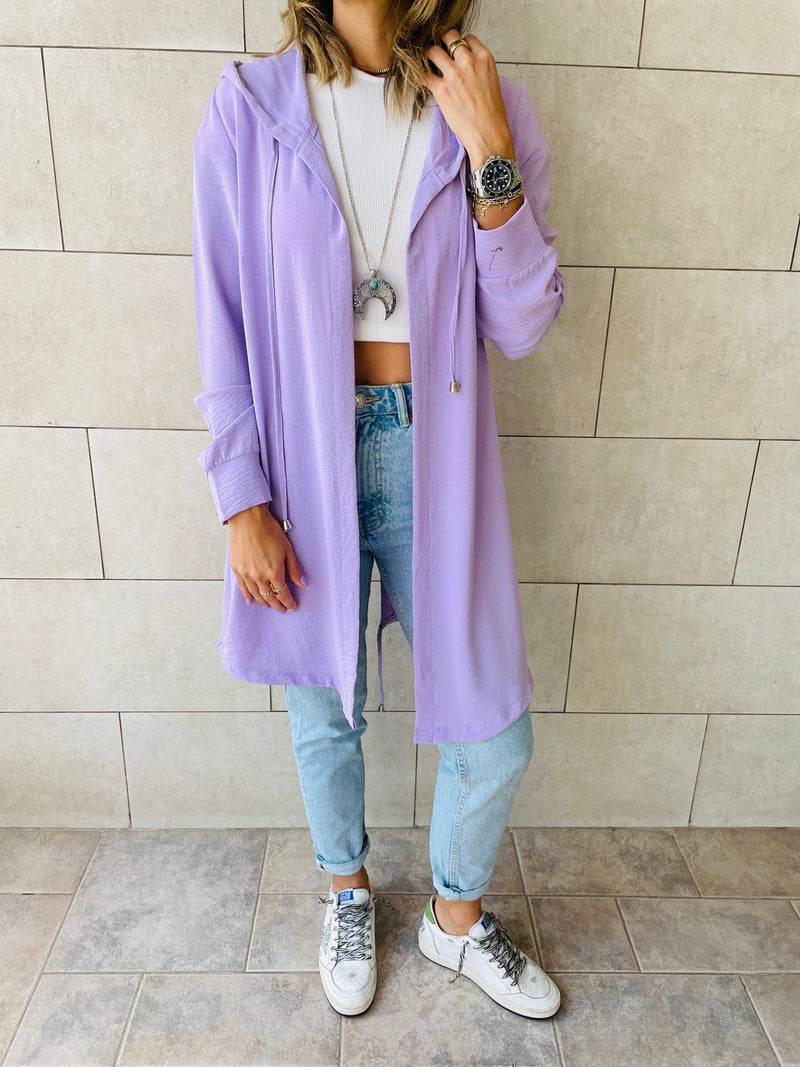 Lilac Light Weight Summer Duster