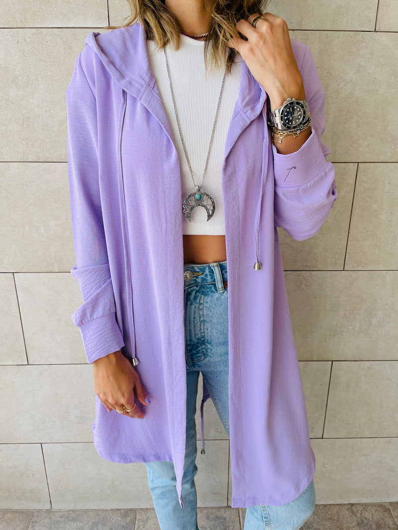 Lilac Light Weight Summer Duster