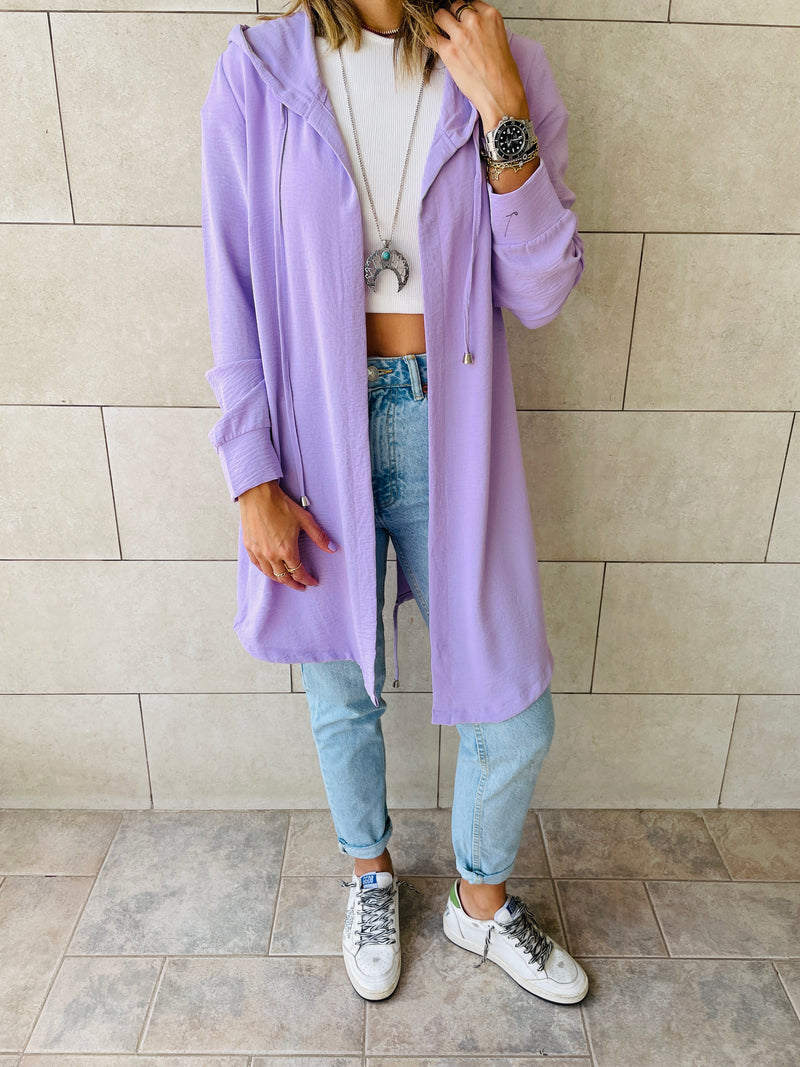 Lilac Light Weight Summer Duster