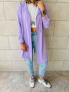 Lilac Light Weight Summer Duster