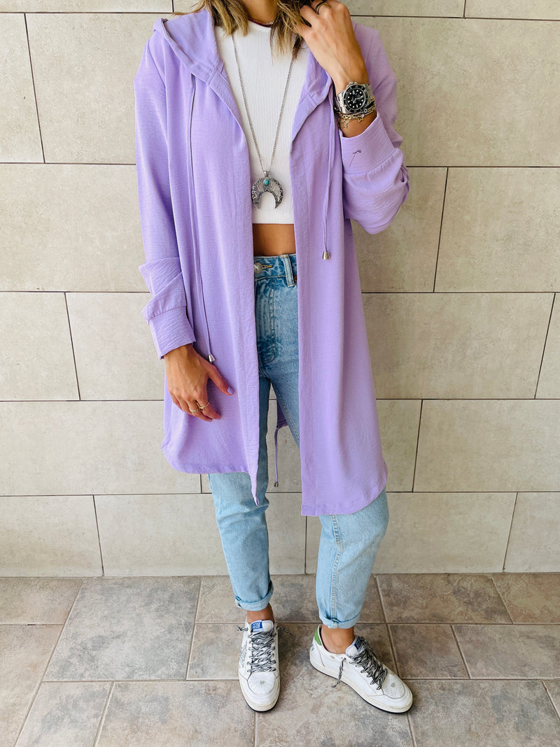 Lilac Light Weight Summer Duster
