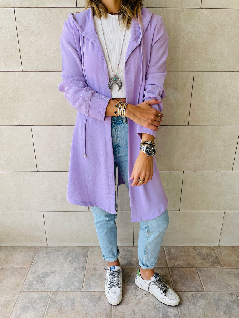 Lilac Light Weight Summer Duster