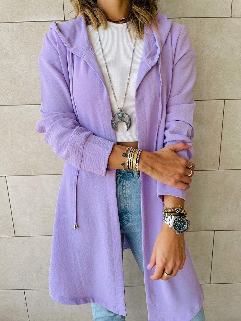 Lilac Light Weight Summer Duster