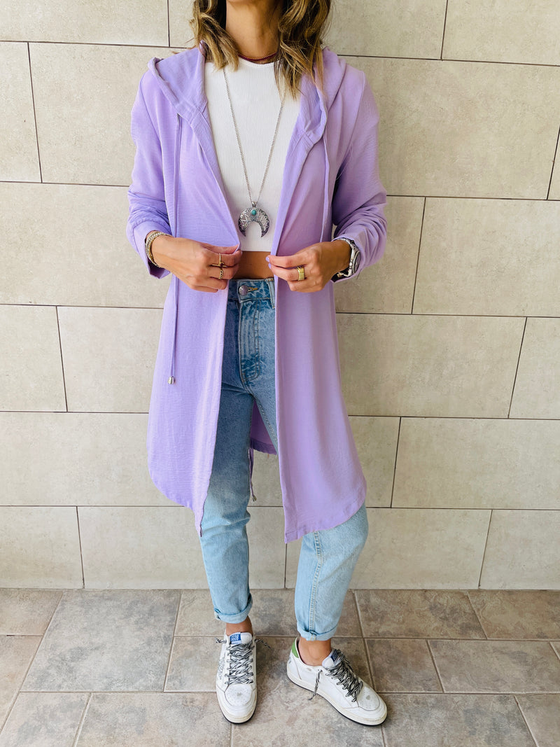 Lilac Light Weight Summer Duster