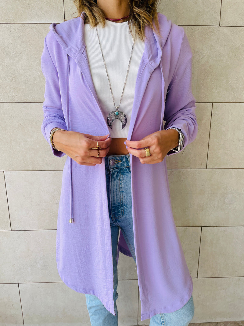 Lilac Light Weight Summer Duster