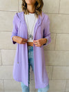 Lilac Light Weight Summer Duster