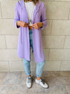 Lilac Light Weight Summer Duster
