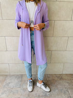 Lilac Light Weight Summer Duster