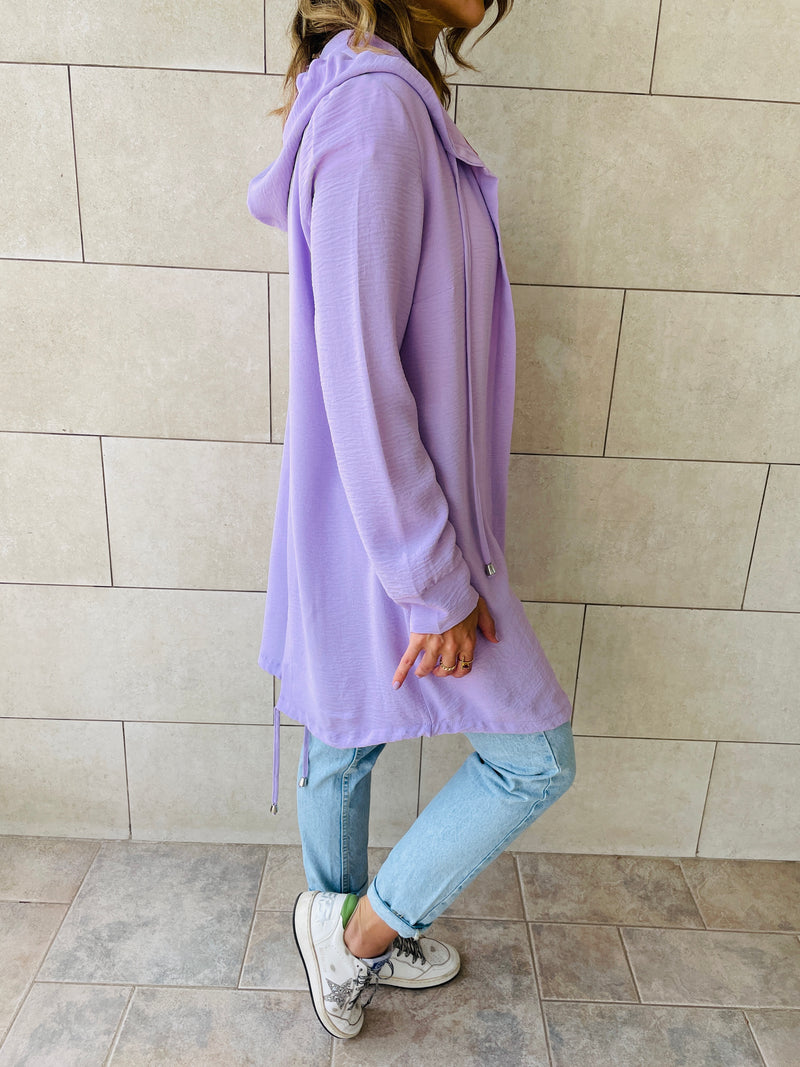 Lilac Light Weight Summer Duster