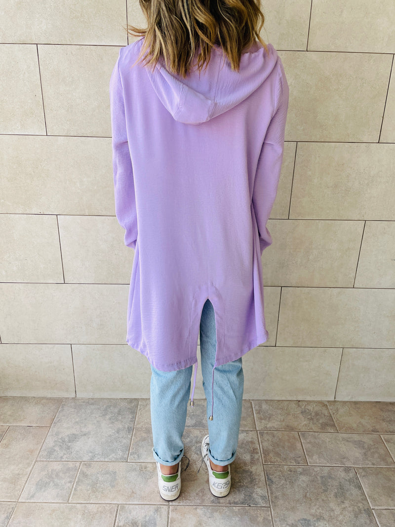 Lilac Light Weight Summer Duster