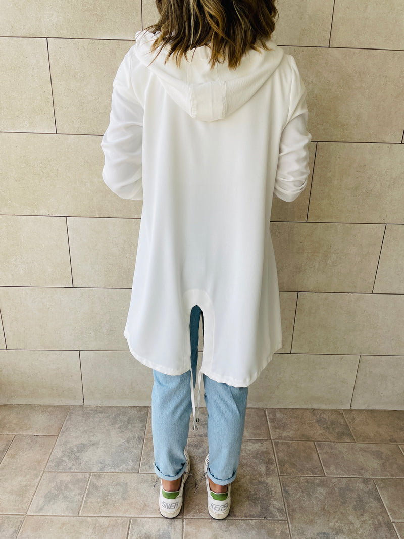 White Light Weight Summer Duster