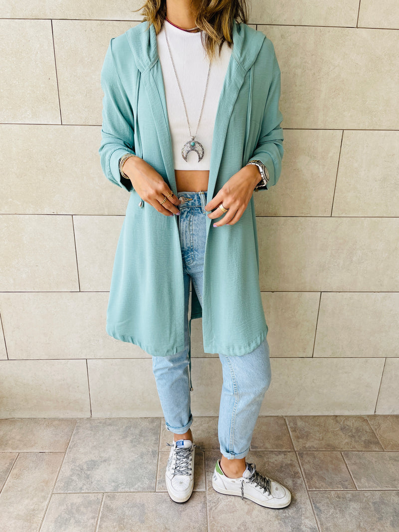 Aqua Light Weight Summer Duster