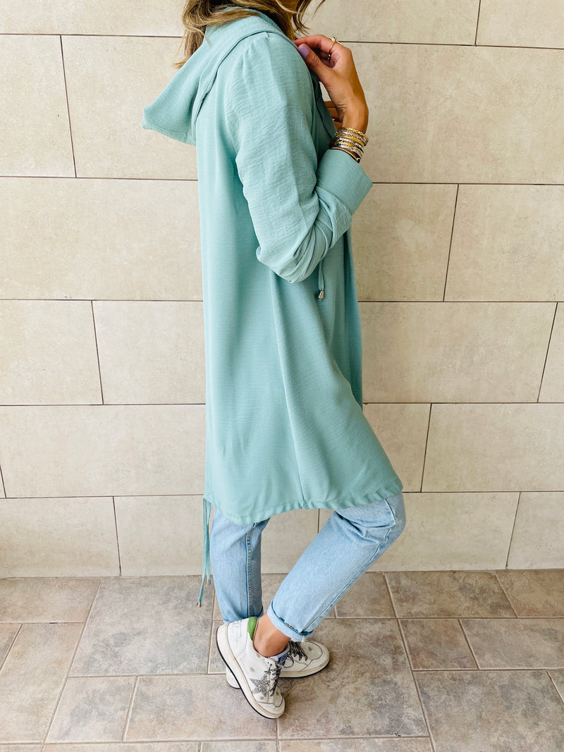 Aqua Light Weight Summer Duster