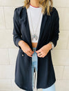 Black Light Weight Summer Duster