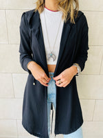Black Light Weight Summer Duster