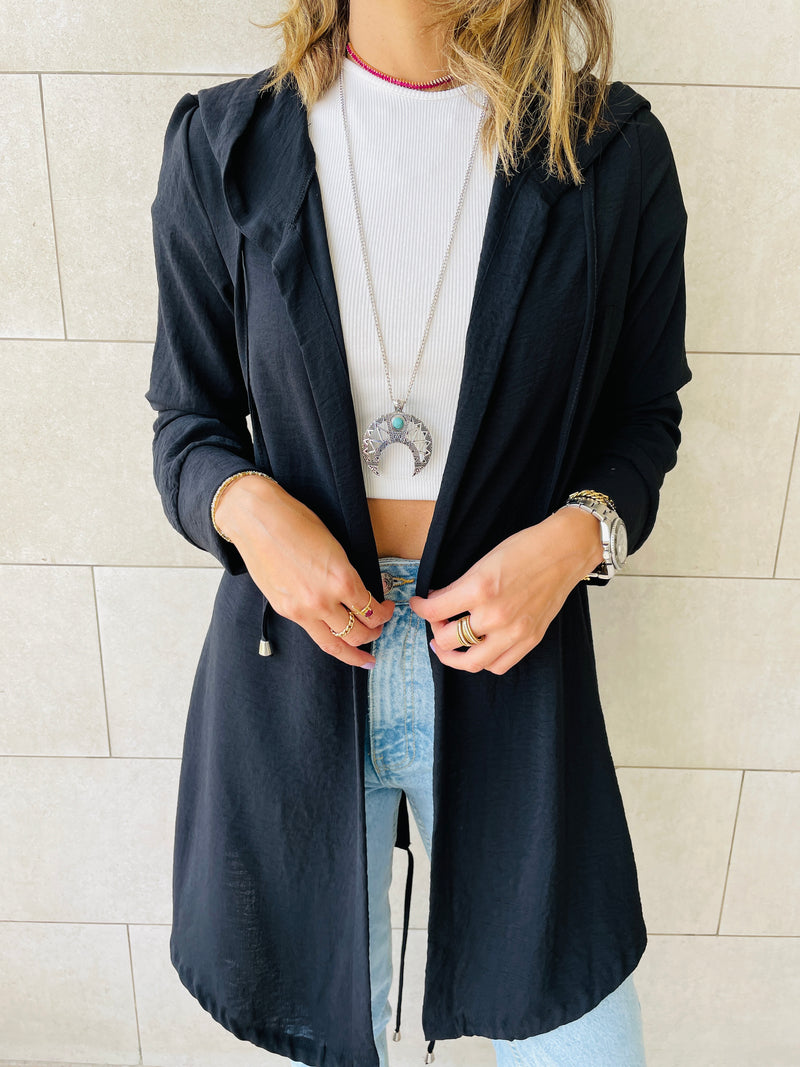 Black Light Weight Summer Duster