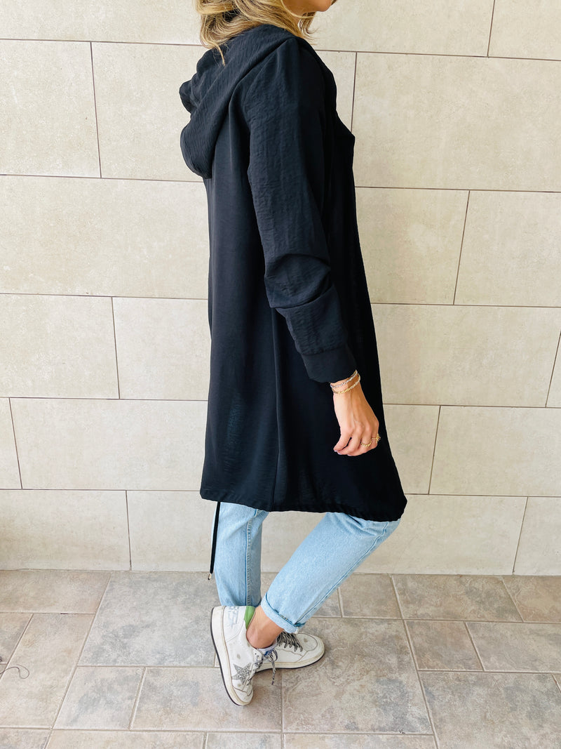 Black Light Weight Summer Duster