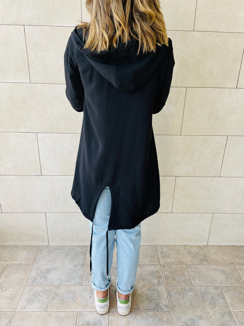 Black Light Weight Summer Duster