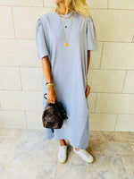 Grey Slink T-shirt Dress