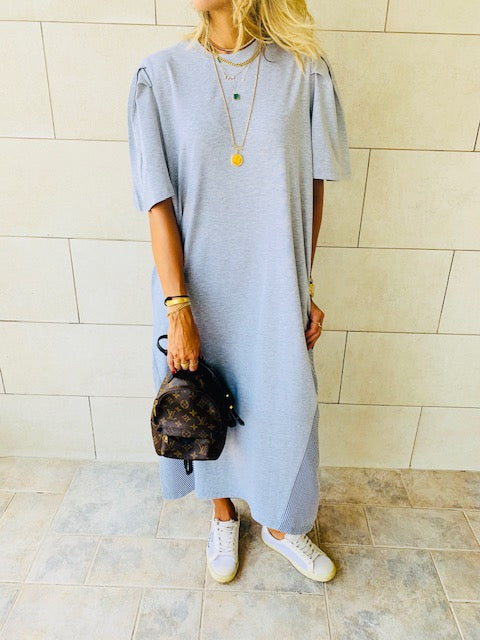Grey Slink T-shirt Dress