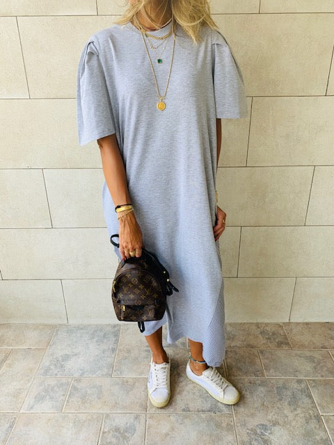 Grey Slink T-shirt Dress