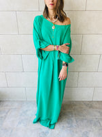 Green Linen Dress