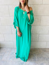 Green Linen Dress