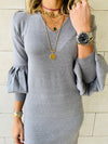 Grey Brooke Knit Dress